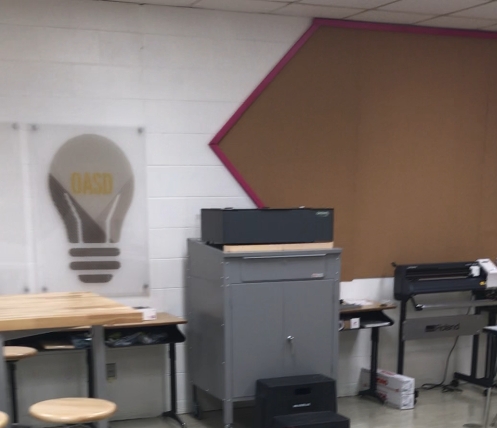 OASD Maker Space Back Wall